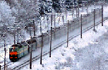 冬のシベリア鉄道